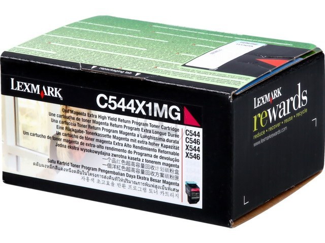 Lexmark Toner-Kit Prebate magenta HC plus (C544X1MG)