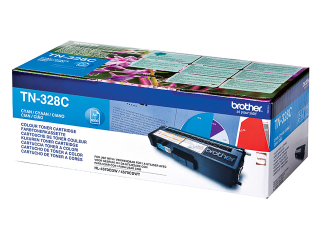 Brother Toner-Kit cyan HC plus (TN-328C)
