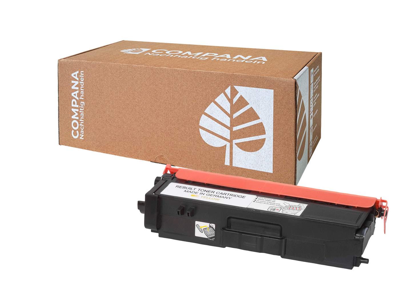 Compana Toner-Kit gelb HC plus (45044) ersetzt TN-328Y, TN328Y