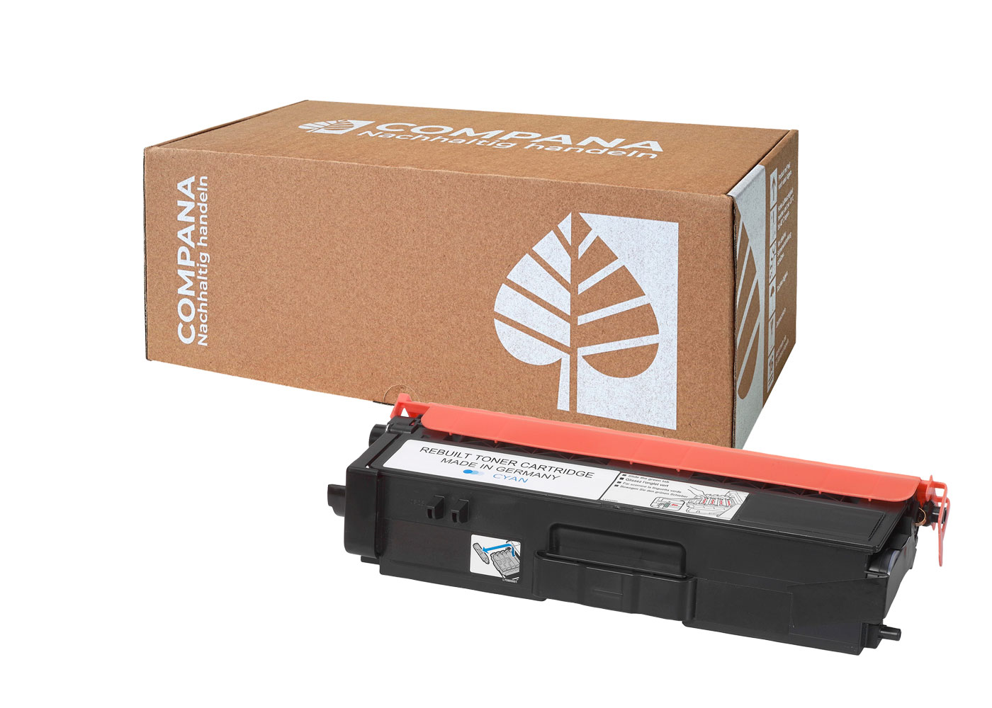 Compana Toner-Kit cyan HC plus (45042) ersetzt TN-328C, TN328C