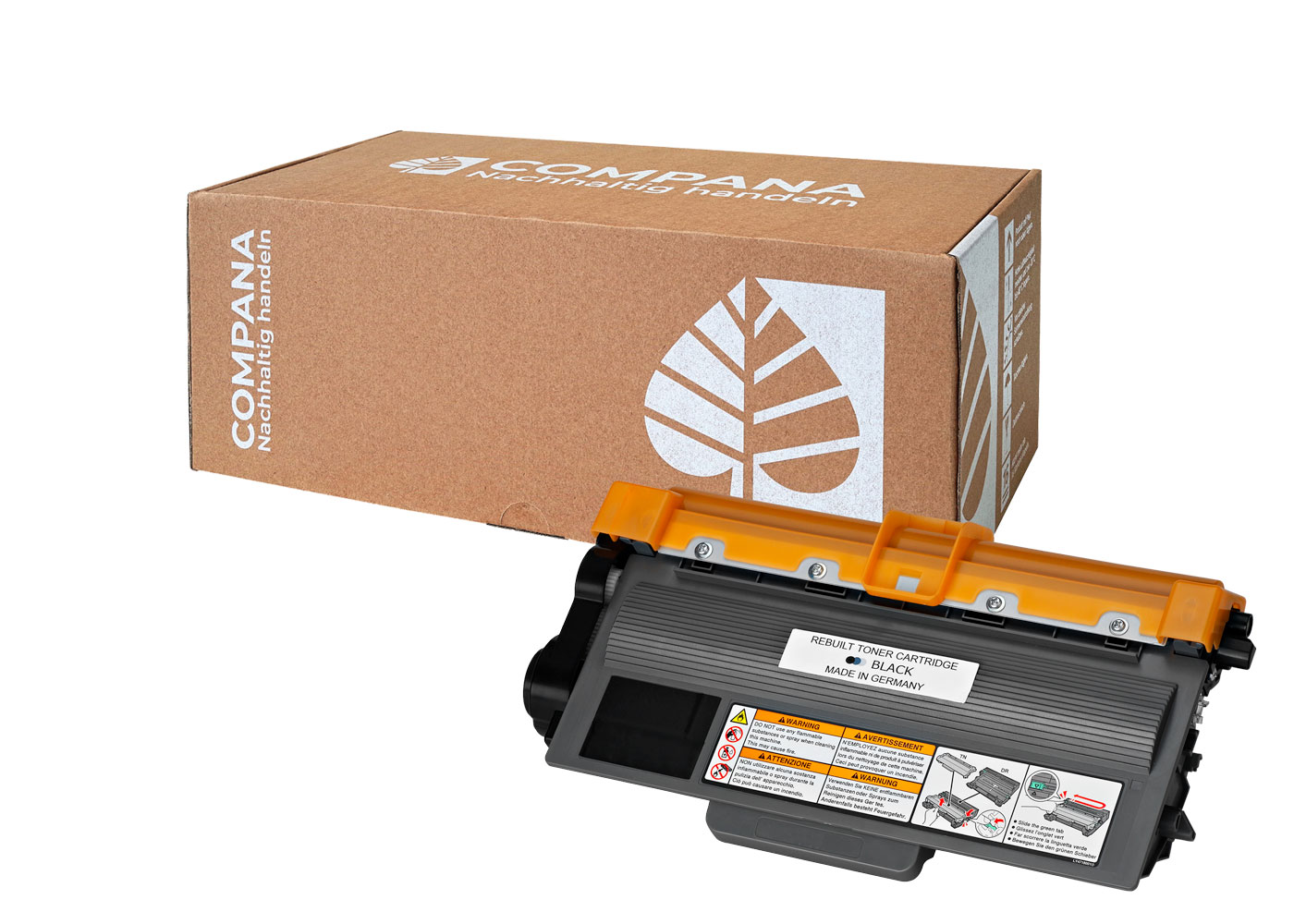 Compana Toner-Kartusche schwarz HC (45975) ersetzt TN-3380