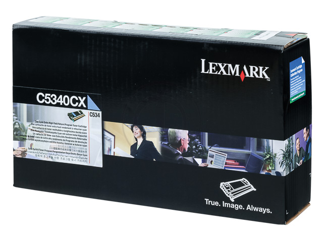 Lexmark Toner-Kartusche Prebate cyan HC plus (C5340CX)