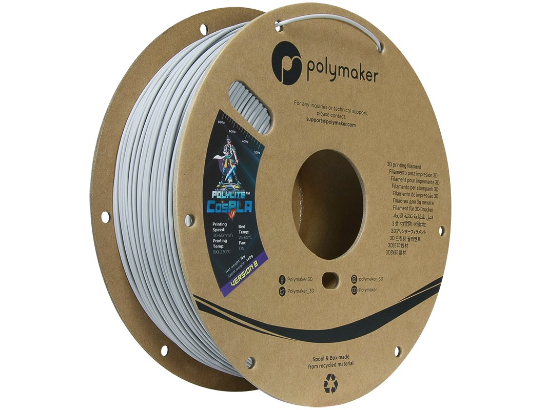 POLYMAKER POLYLITE 3D FILAMENT COS PLA VERSION B - MORE DURABLE 1kg PA07045