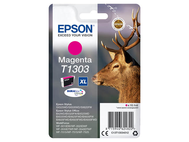 Epson Tintenpatrone magenta (C13T13034012, T1303)