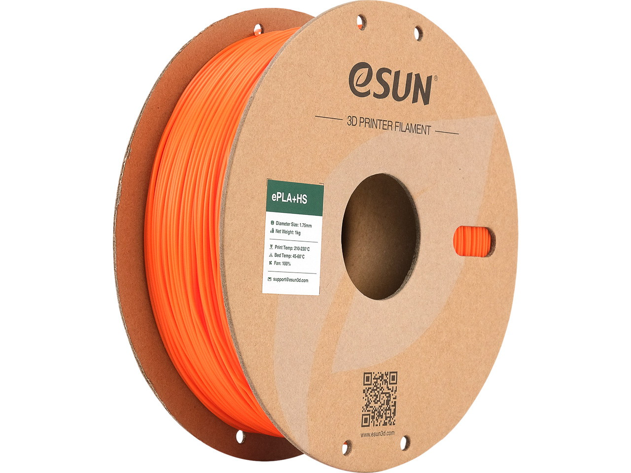 EPLA+HS 1,75mm ORANGE 1kg ESUN 3D FILAMENT