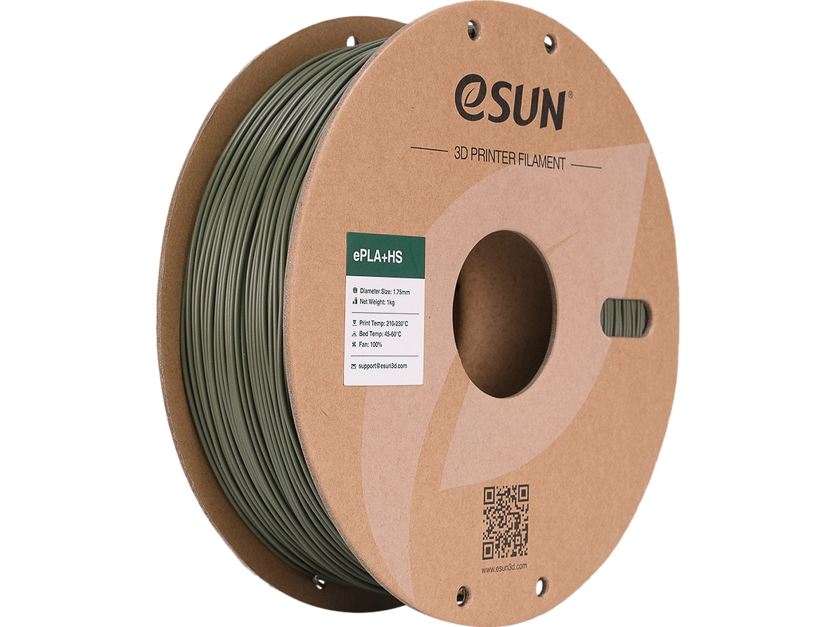 EPLA+HS 1,75mm OLIVE GREEN 1kg ESUN 3D FILAMENT