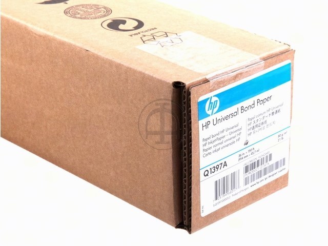 Q1397A HP Plotterpapier 36 (914mm) 45,7 Meter weiss 80gr