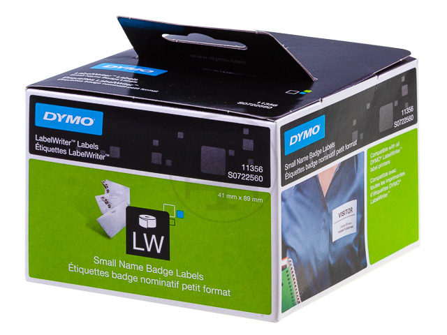 Dymo Namensschilder-Etiketten (weiß) (S0722560, 11356)