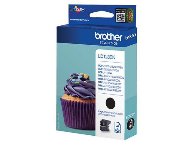 Brother Tintenpatrone schwarz (LC-123BK)