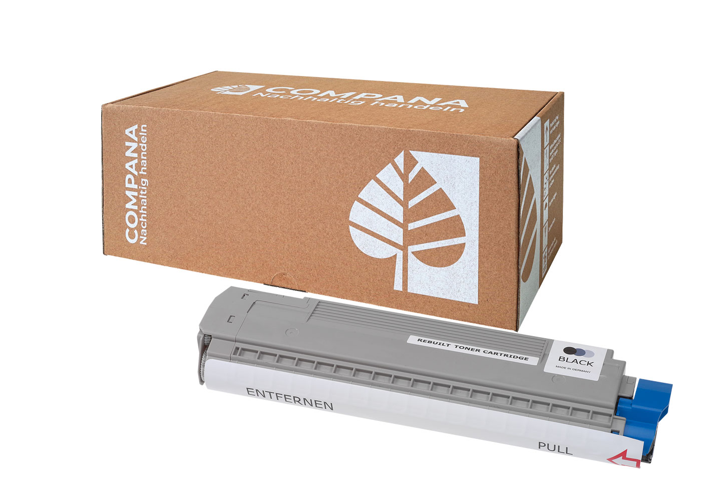 Compana Toner-Kit schwarz (47963) ersetzt 44844616