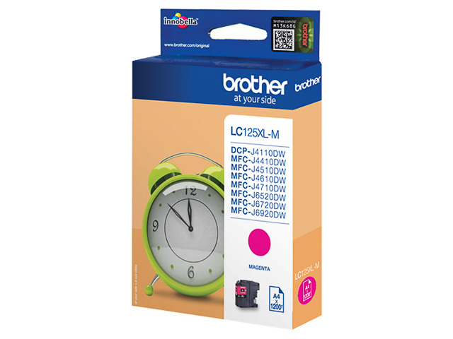 Brother Tintenpatrone magenta HC (LC-125XLM)