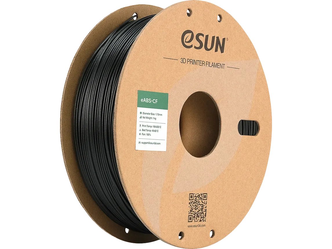 EABS-CF 1,75mm BLACK 1kg ESUN 3D FILAMENT