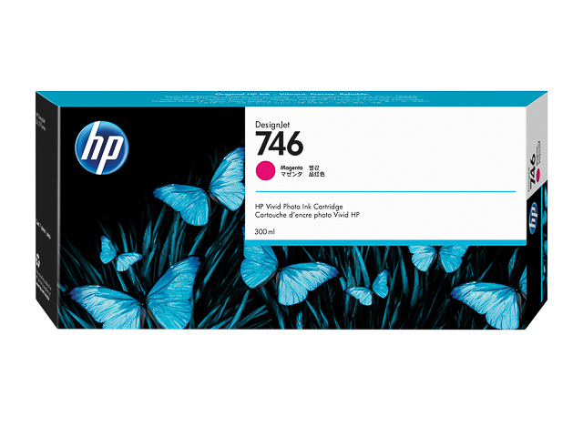 HP Tintenpatrone magenta (P2V78A, 746)