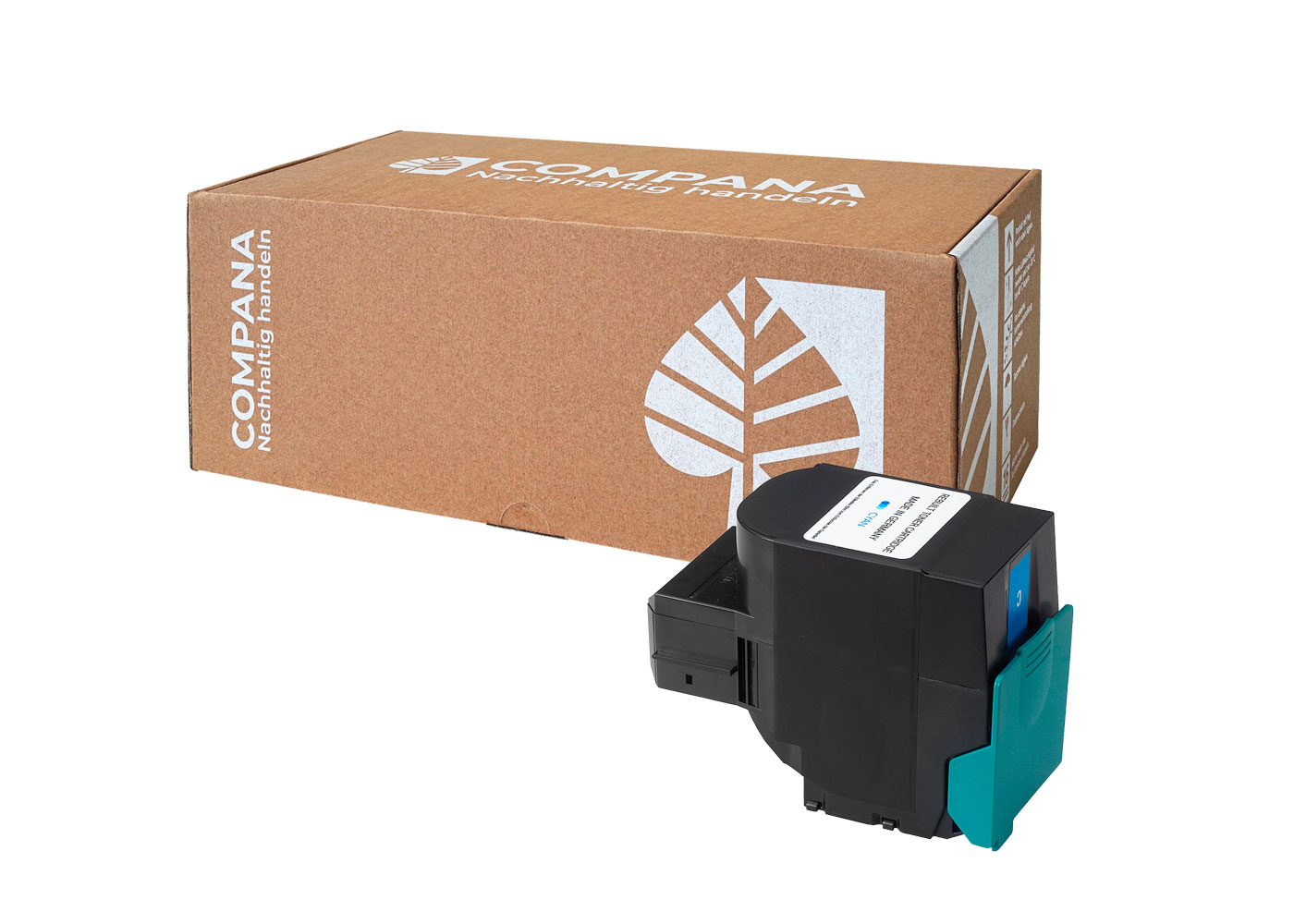 Compana Toner-Kartusche cyan HC (45379) ersetzt C540H1CG