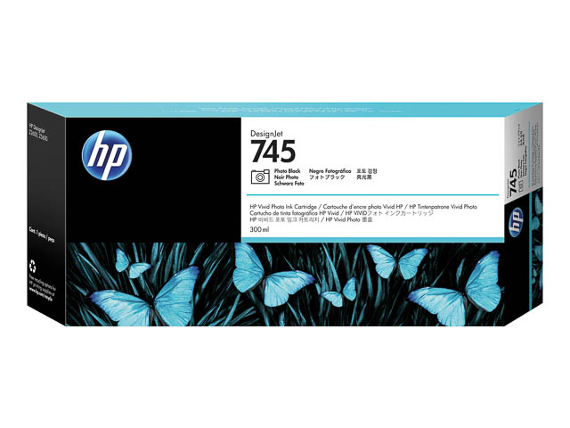 HP Tintendruckkopf photo schwarz HC (F9K04A, 745)