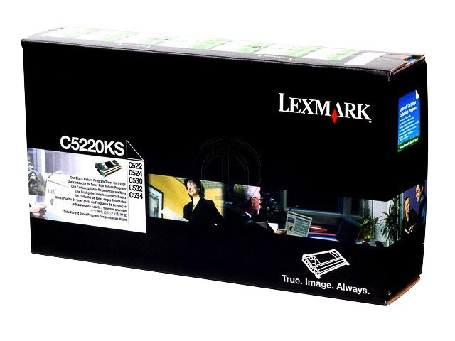 Lexmark Toner-Kartusche Prebate schwarz (C5220KS)