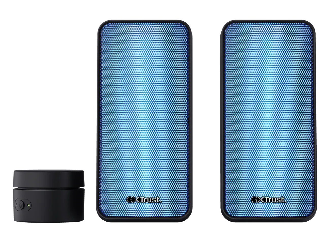 TRUST GXT611 WEZZ 2.0 LAUTSPRECHER SET 24587 2.0 RGB 12W schwarz