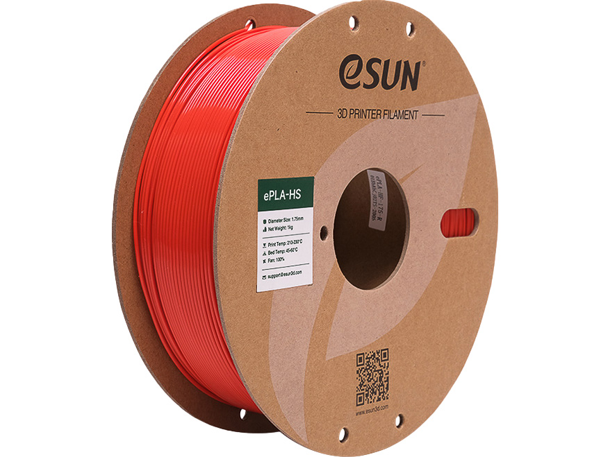 EPLA+HS 1,75mm RED 1kg ESUN 3D FILAMENT