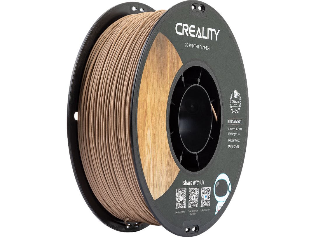 WOOD 1.75mm BLACK 1KG CREALITY CR 3D FILAMENT 3301130001