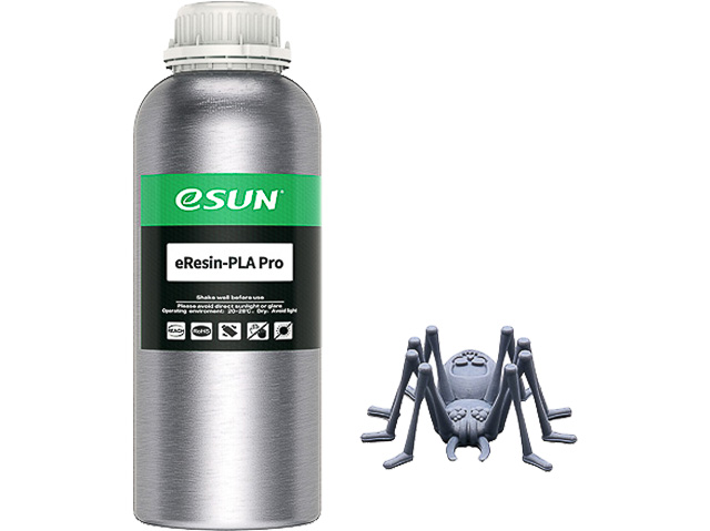 UV/LCD PLA PRO GREY 1kg ESUN 3D RESIN 405NM