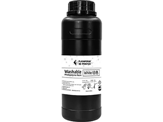 UV/LCD WASHABLE WHITE 0,5kg FLASHFORGE 3D RESIN 405NM
