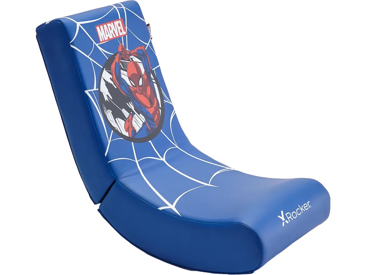 XROCKER Marvel™ Floor Rocker Gaming Bodensessel - Spider-Man 2021178 PU-Leder blau 80kg