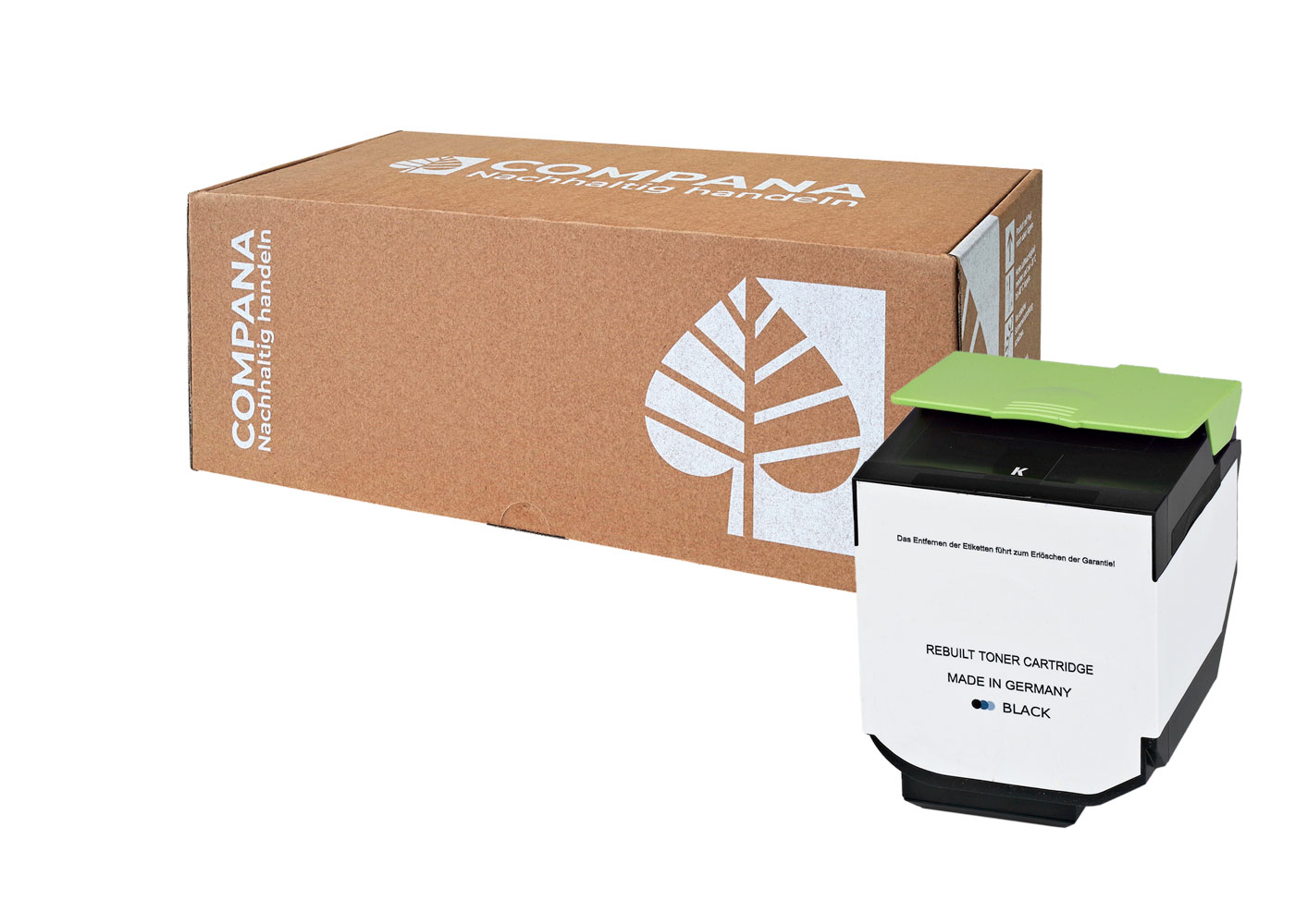 Compana Toner-Kit schwarz HC plus (46655) ersetzt 802HK