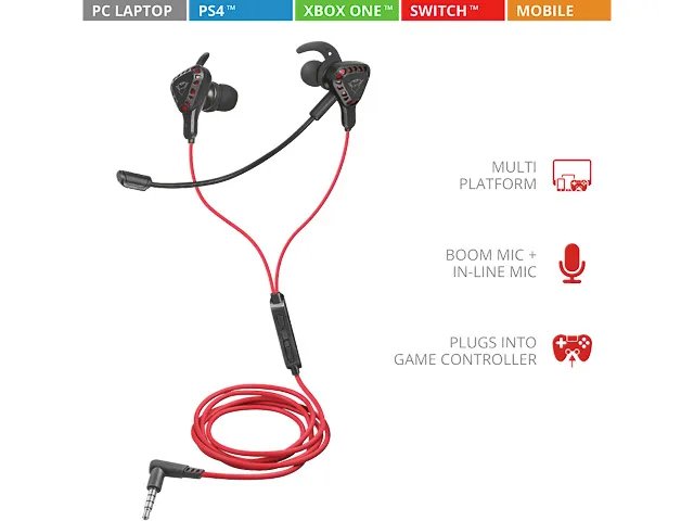 TRUST GXT408 COBRA GAMING KOPFH