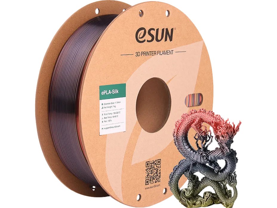 EPLA-SILK 1,75mm MORNING GLOW 1kg ESUN 3D FILAMENT
