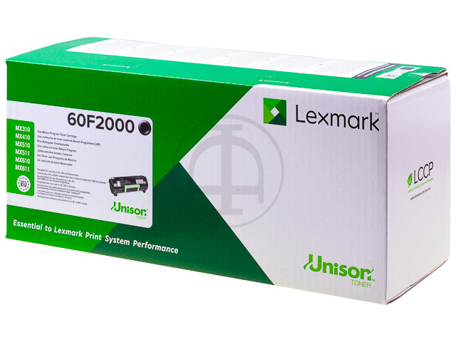 Lexmark Toner-Kit Return schwarz (60F2000, 602)