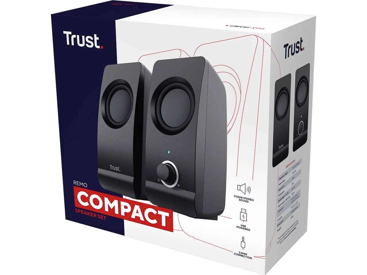 TRUST REMO 2.0 LAUTSPRECHER 17595 schwarz