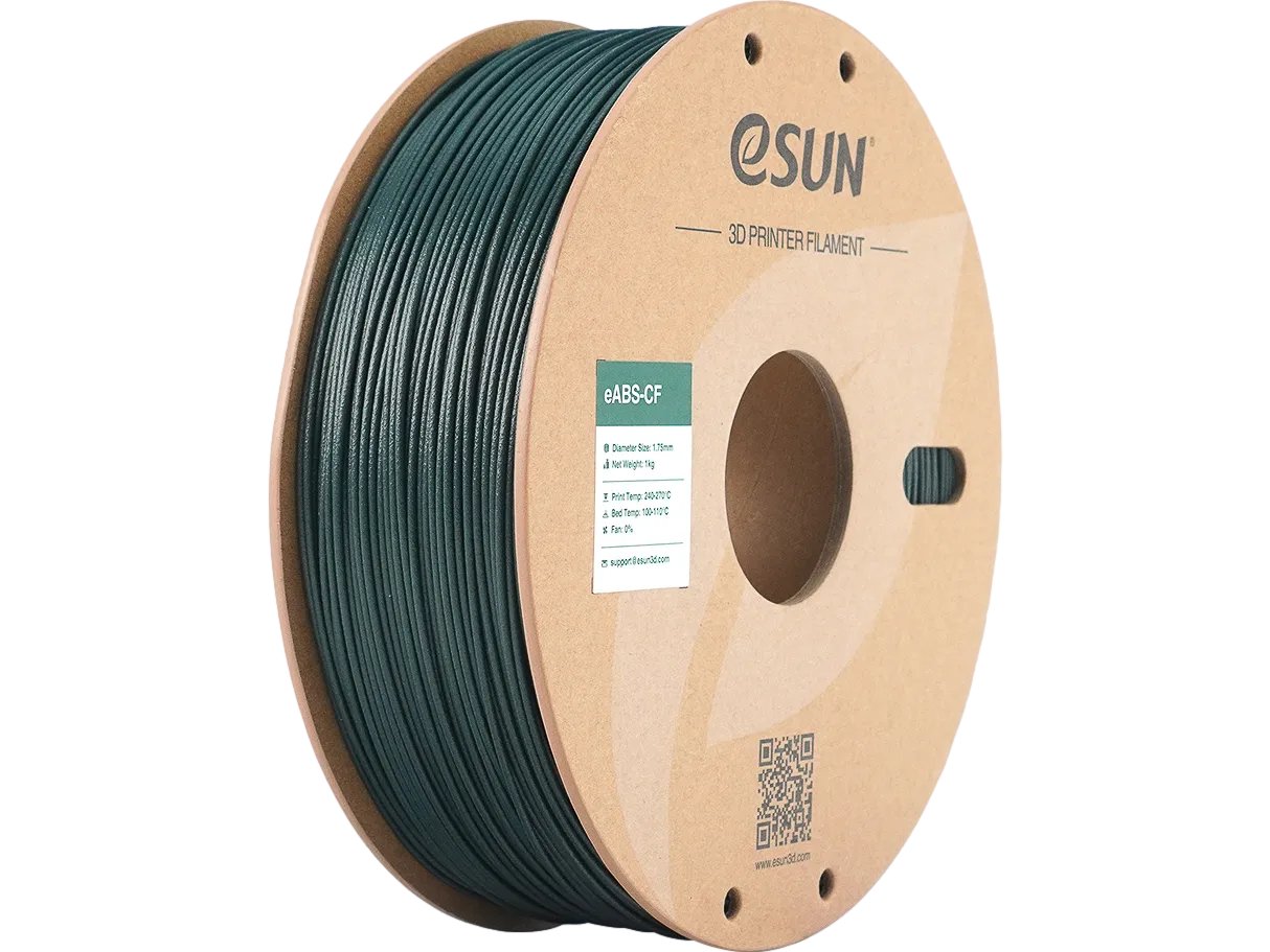EABS-CF 1,75mm DARK GREEN 1kg ESUN 3D FILAMENT