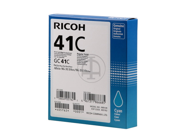 Ricoh Gel-Kartusche cyan HC (405762, GC-41CH)
