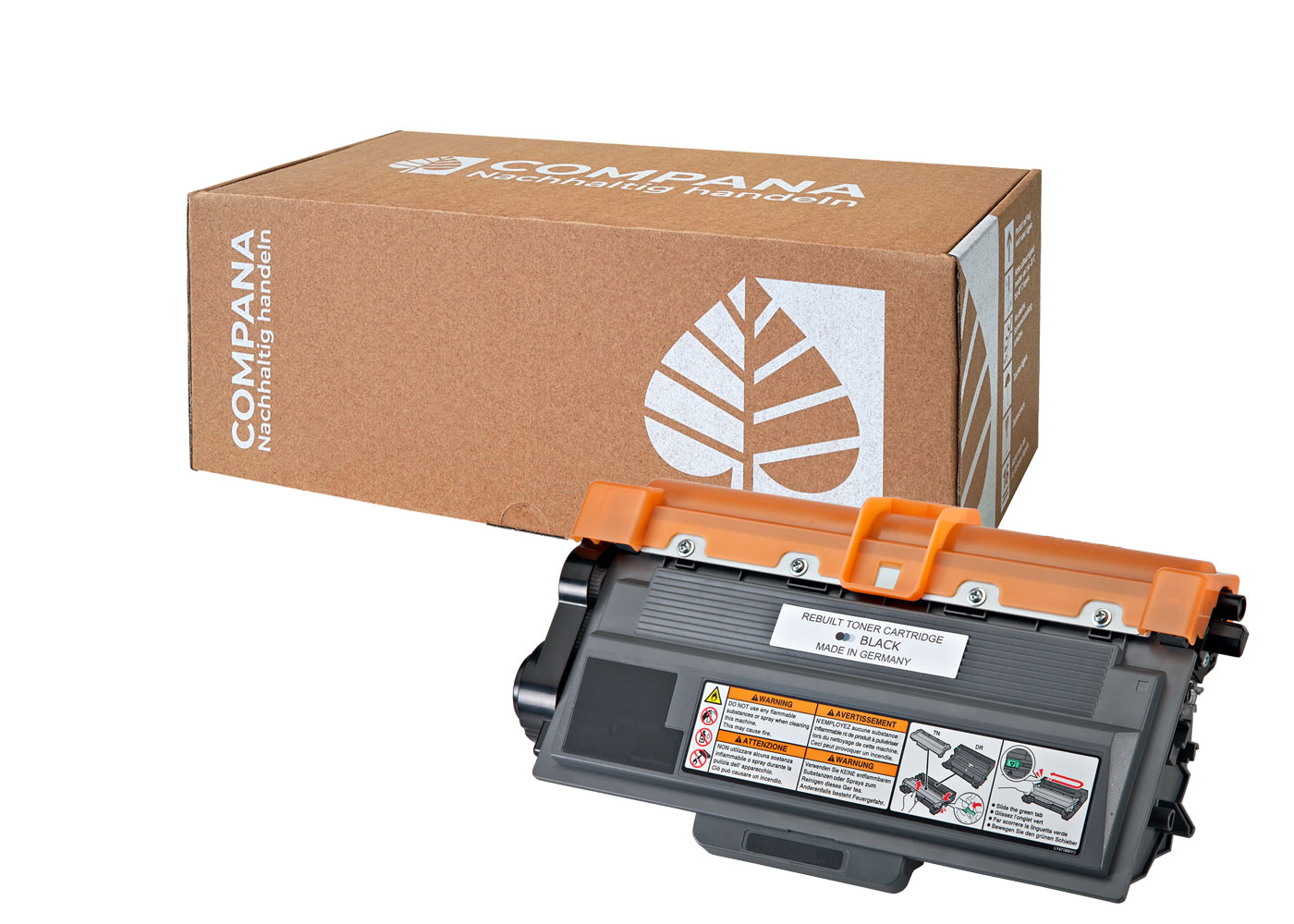 Compana Toner-Kartusche schwarz HC plus (46134) ersetzt TN-3390