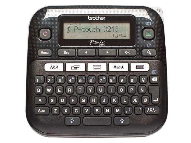 PTD210ZG1 BROTHER PT D210 Beschriftungsgeraet QWERTZ DE 3,5-12mm