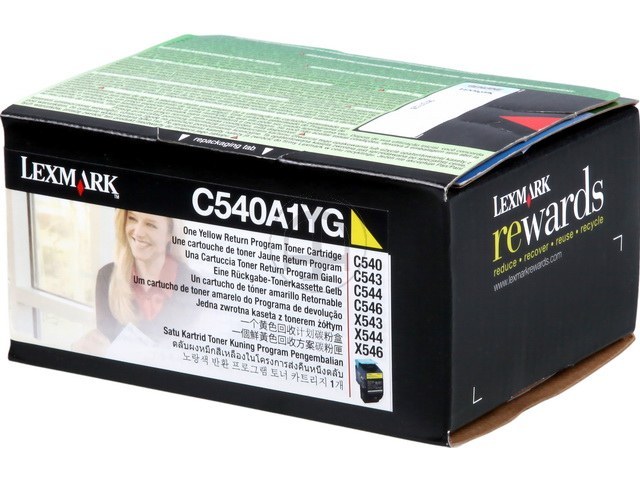 Lexmark Toner-Kartusche Prebate gelb (C540A1YG)
