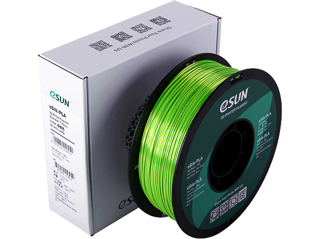 ESILK-PLA 1,75mm LIME 1kg ESUN 3D FILAMENT