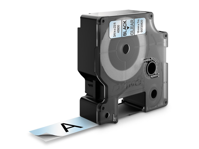 Dymo Schriftbandkassette schwarz/transparent (S0720820)