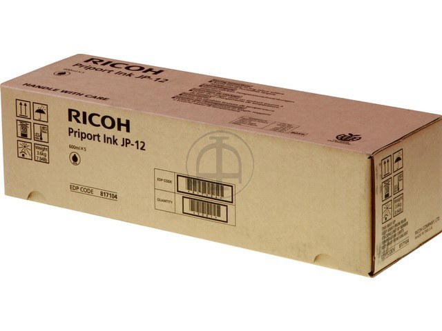Ricoh Tintenpatrone 5 x schwarz (817104, JP-12)