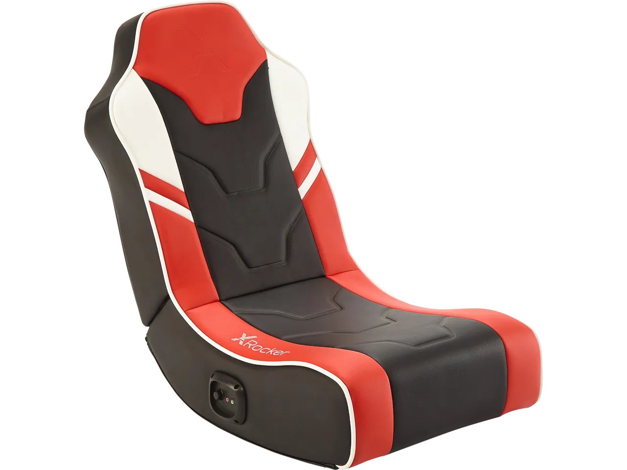 XROCKER SHADOW 2.0 Audio Floor Rocker GAMING BODENSESSEL ROT 5121701 PU-Leder 80kg