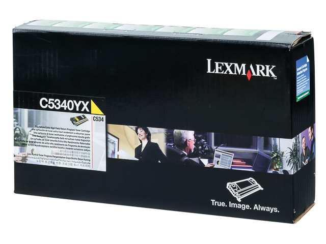 Lexmark Toner-Kartusche Prebate gelb HC plus (C5340YX)
