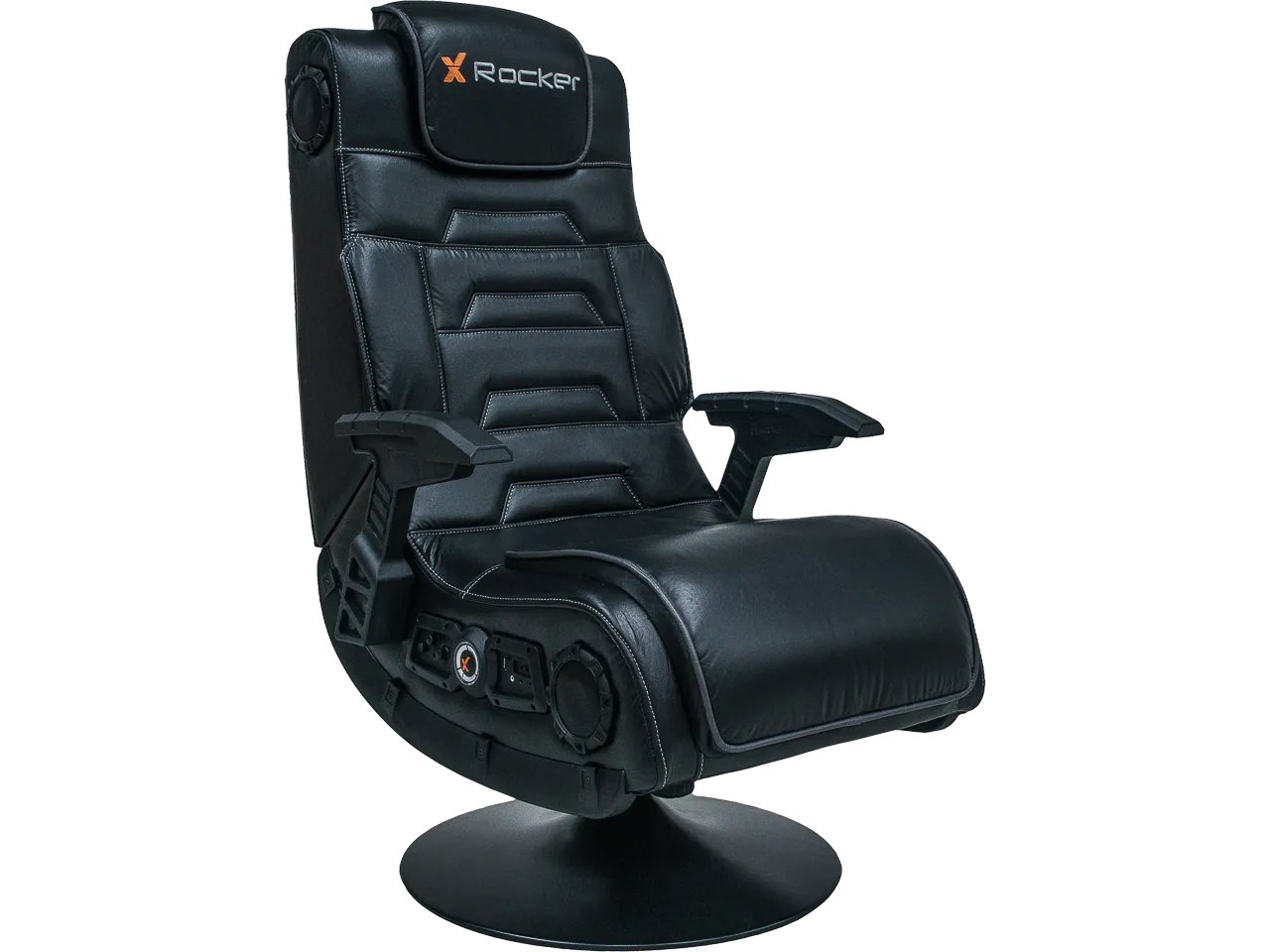 XROCKER PRO 4.1 GAMING & ENTERTAINMENT SESSEL SCHWARZ 5117301 PU-Leder 100kg