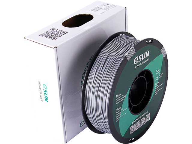 ESUN 3D FILAMENT PLA+ 1,75mm SILVER 1kg