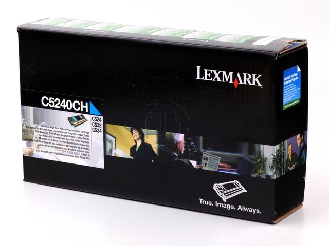 Lexmark Toner-Kartusche Prebate cyan HC (C5240CH)