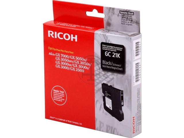Ricoh Gel-Kartusche schwarz (405532, GC21K)