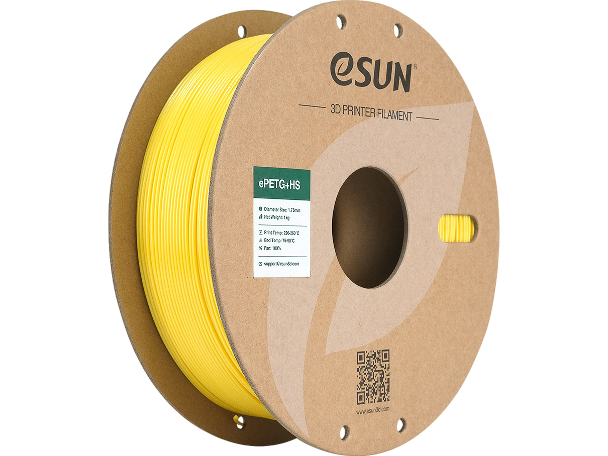 ESUN 3D FILAMENT EPETG+HS 1,75mm SOLID YELLOW 1kg