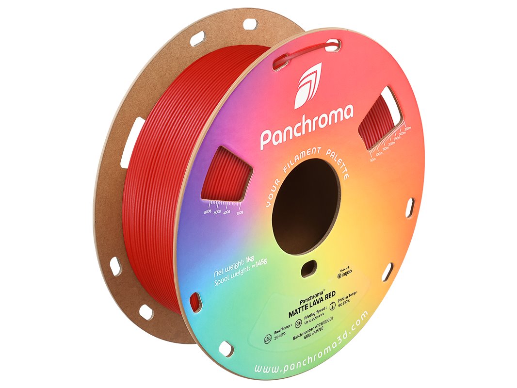 POLYMAKER POLYTERRA 3D FILAMENT PLA 1,75mm LAVA RED 1kg PM70826