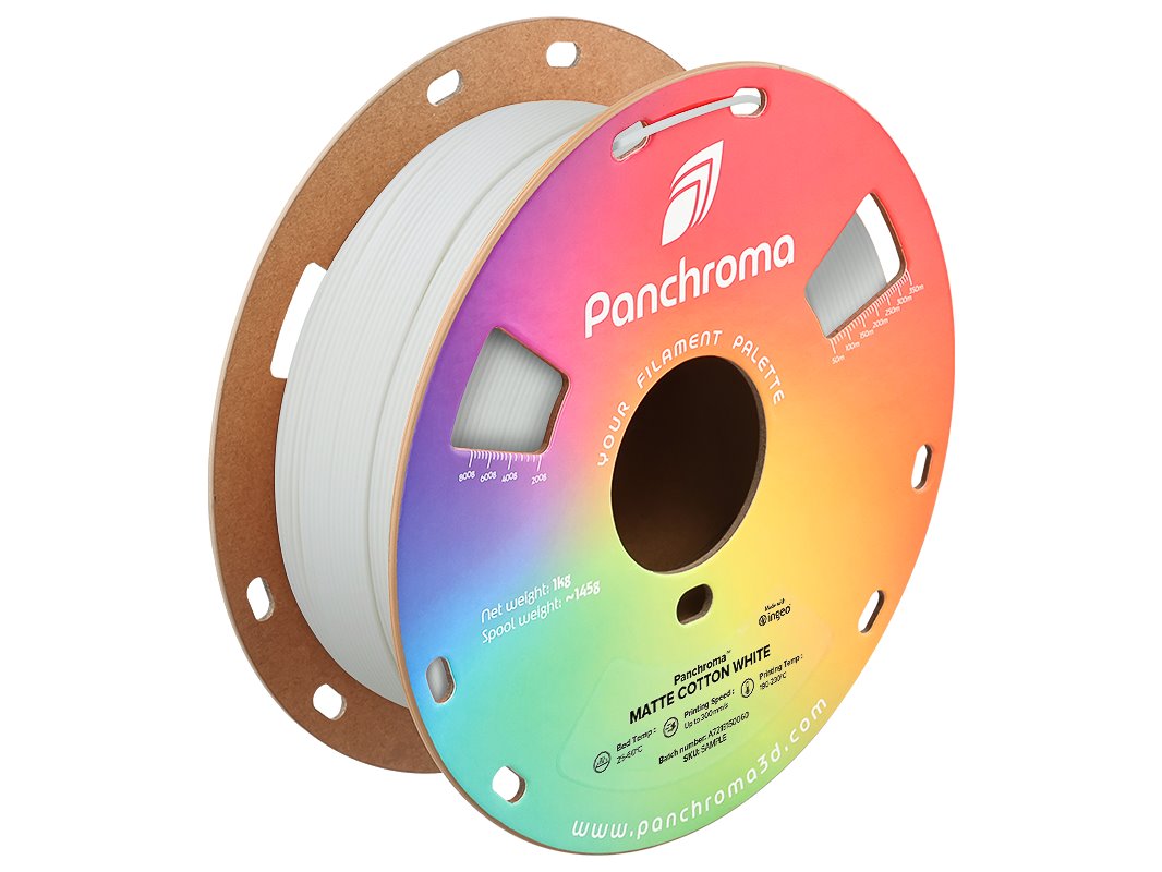 POLYMAKER POLYTERRA 3D FILAMENT PLA 1,75mm COTTON WHITE 1kg PM70822