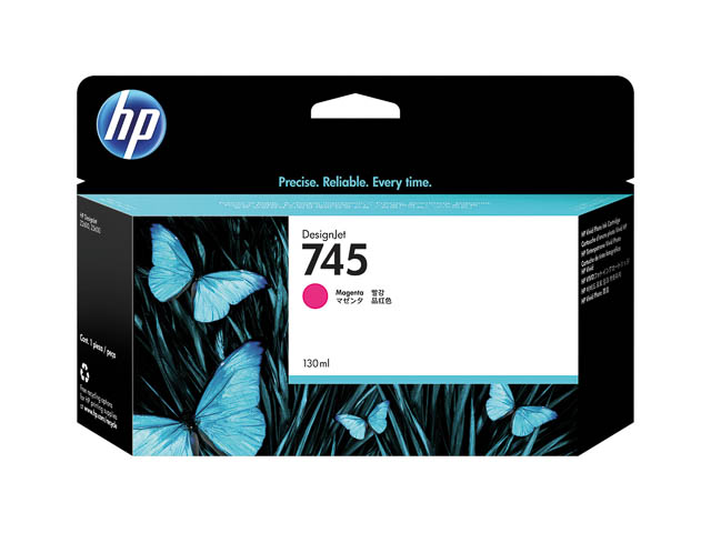 HP Tintenpatrone magenta (F9J95A, 745)