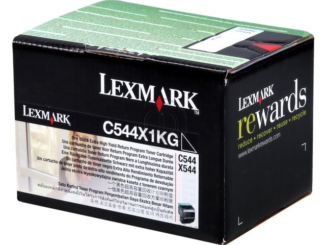 Lexmark Toner-Kit Prebate schwarz HC plus (C544X1KG)